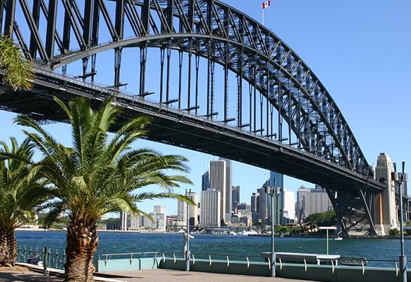 Arrival in Sydney