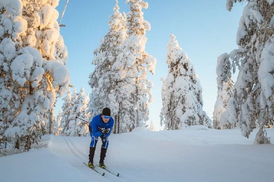 Cross-Country Skiing & SnowVillage Visit