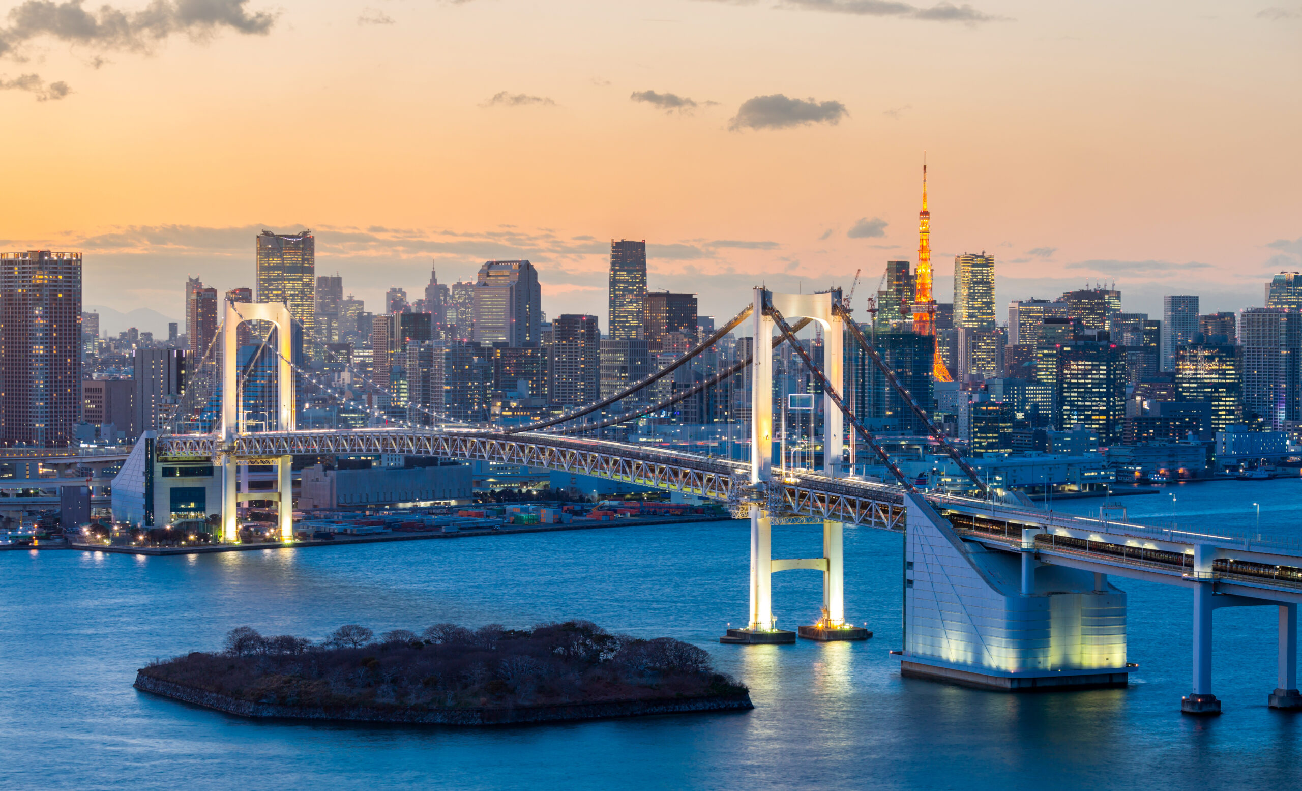 Tokyo Tower Rainbow Bridge